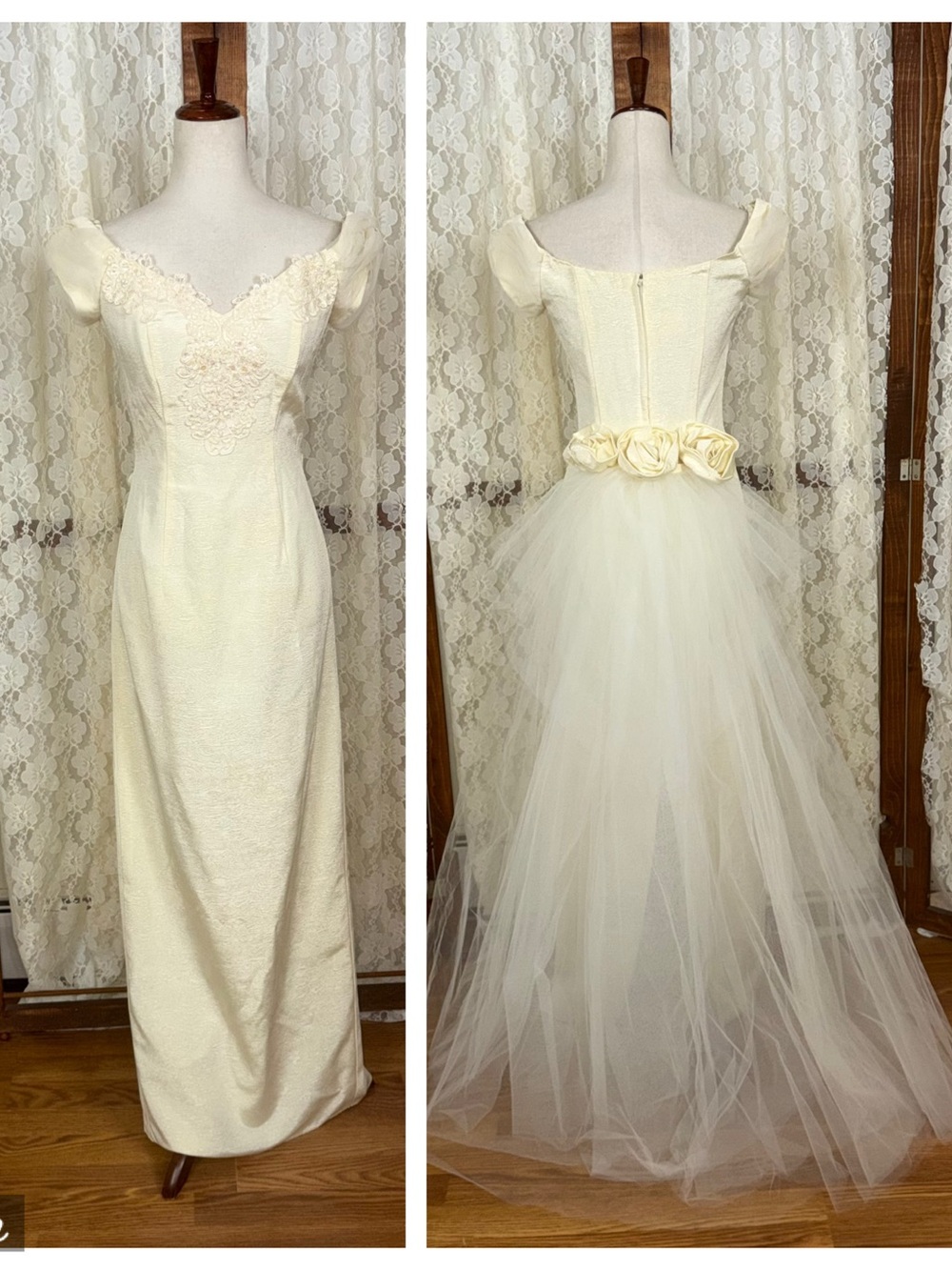 Stunning Never Worn Vintage 90s Bridal Originals Wedding Gown